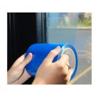 Milky White Self-adhesive Glass Masking Protective Film For Painting Windows And Glass